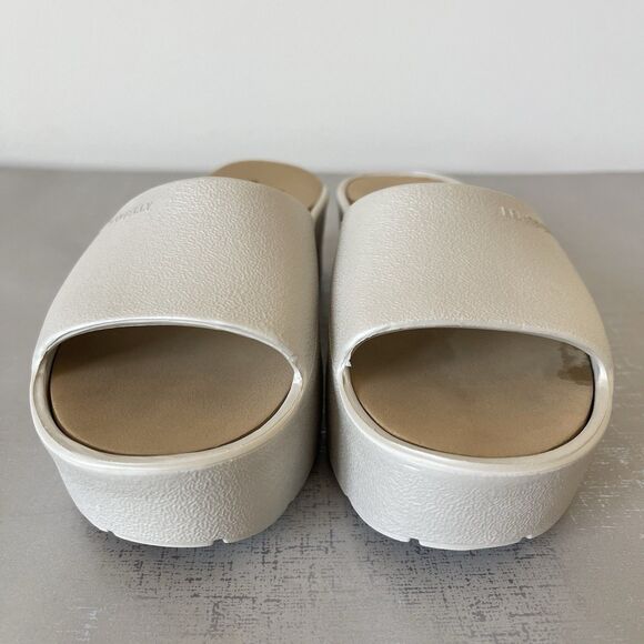 Lemon Jelly Womens Sunny Platform Sandals Slides Beige US 7.5 / EU 38 - Picture 3 of 12